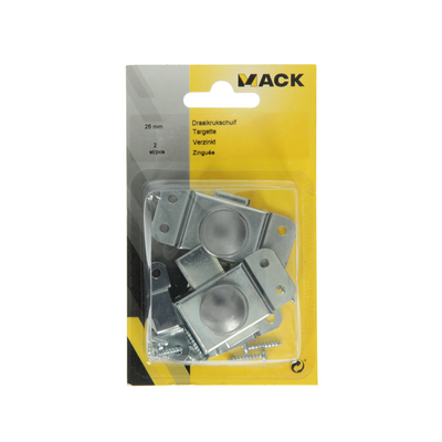 Mack 1013275 - 2 manivelles galvanisées a 25 - b 15 mm | 5 pièces