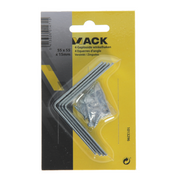 Mack 1013296 - 4 carrés pliés galvanisés 55x55x15x2mm | 10 pièces - afbeelding 3