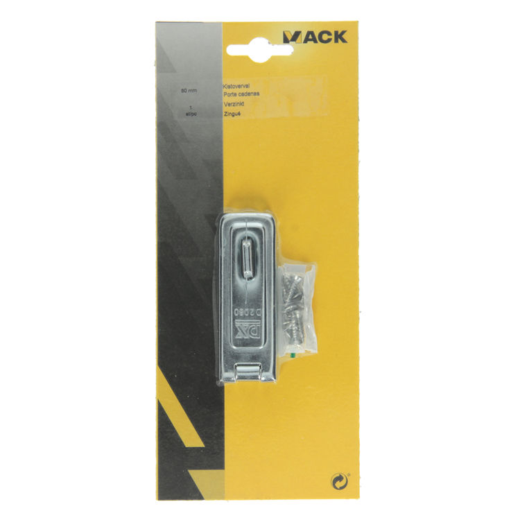 Mack 1013628 - 1 casse-caisse galvanisé 80 mm | 5 pièces