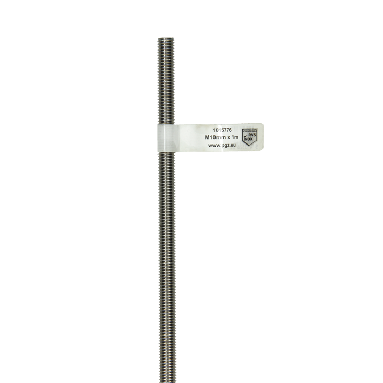 Mack 1015776 - tiges filetées inox a2 din 976 m10x1m | 10 pièces
