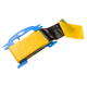 Mack 1014223 - ruban barrière jaune noir bobine 75mm x 50m 35 microns | 5 pièces