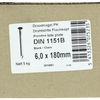 1015661 - carton 5 kg. clous tête plate 6,0x180 mm | 2 pièces