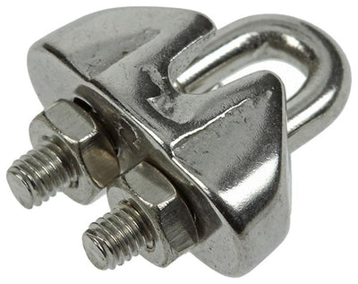 Mack 1008442 - 4 serre-fils en acier 2mm en acier inoxydable | 10 pièces