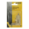 Mack 1013681 - 1 loquet coulissant laiton poli a 50 - b 16 mm | 5 pièces