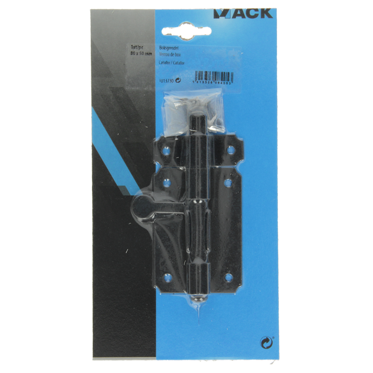 Mack 1013730 - 1 boitier bolt noir cataf. 80 mm | 5 pièces