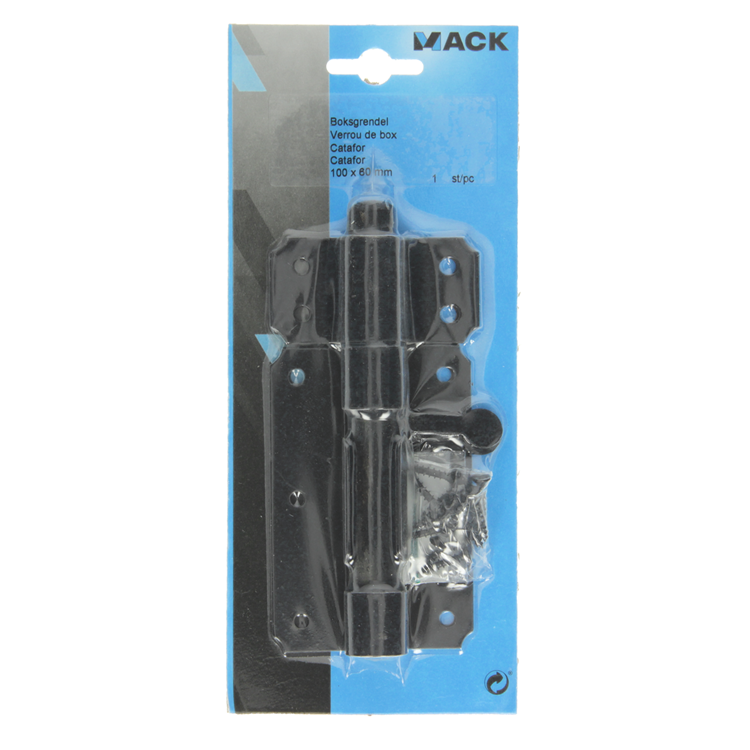 Mack 1013732 - 1 boitier bolt noir cataf. 100 mm | 5 pièces