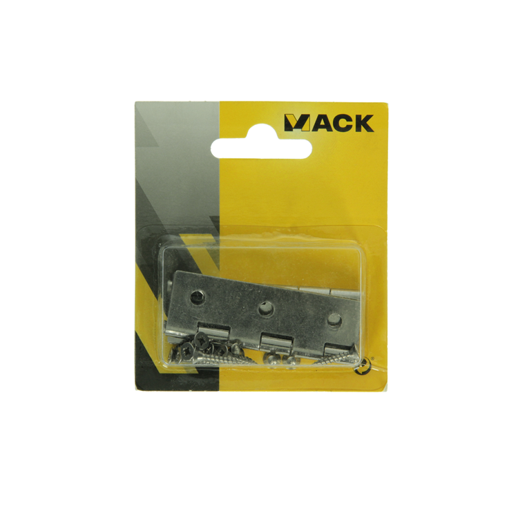 Mack 1013711 - 2 charnières étroites inox h 60 x l 35 mm | 5 pièces