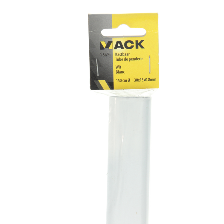 Mack 1014451 - meuble blanc l 150 cm h 30 x l 15 x 0,8 mm | 5 pièces