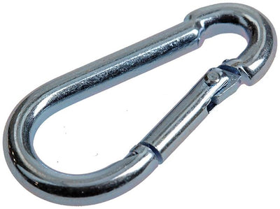 Mack 1008444 - 1 mousqueton + ressort 4 x 40mm galvanisé | 10 pièces
