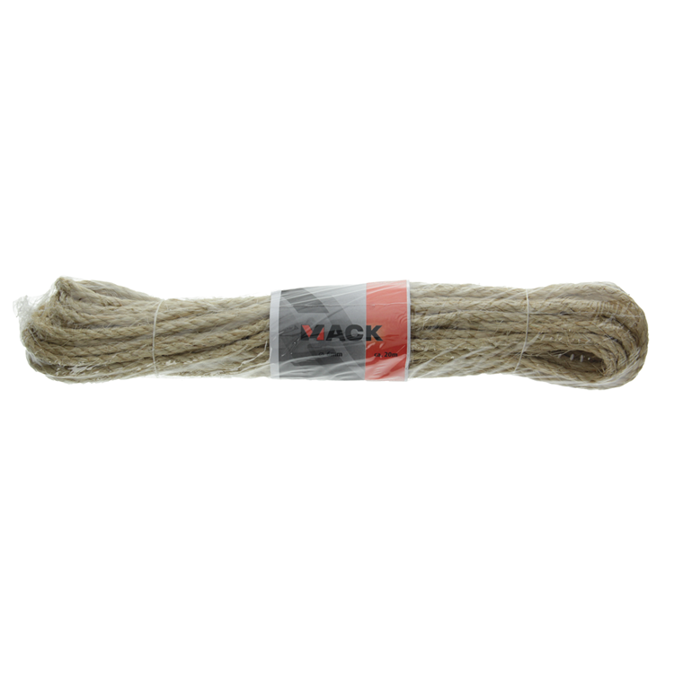 Mack 1014926 - fil torsadé en sisal 6mm env. 20m | 5 pièces
