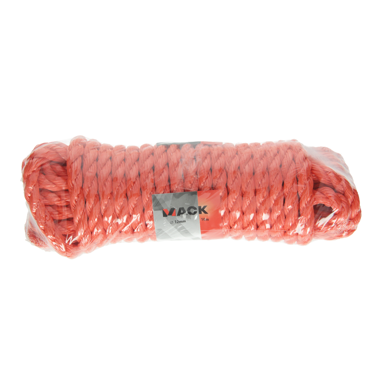 Mack 1014929 - fil pp torsadé orange 12mm 10m | 5 pièces