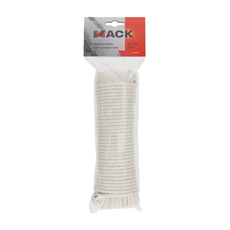 Mack 1014956 - corde à joint en coton 5mm-20m | 5 pièces