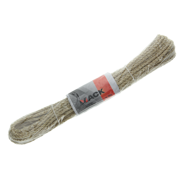 Mack 1014957 - fil torsadé en sisal 4mm env. 20m | 5 pièces
