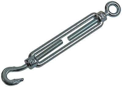 Mack 1008446 - 2 œillets tendeurs + crochet m6 x 110mm galvanisé | 10 pièces