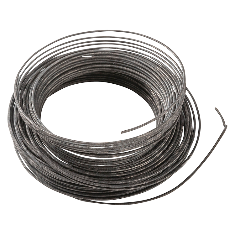 Mack 1015189 - fil de reliure trempé noir. passe-temps ø1mm - 15m | 6 pièces