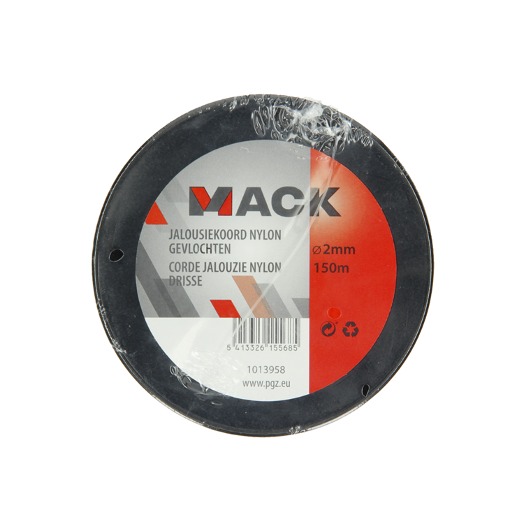 Mack 1013958 - cordon de store nylon blanc bobine 2mm 150m | 5 pièces