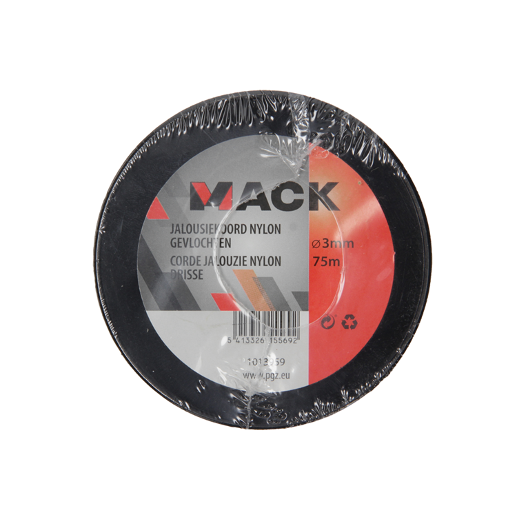 Mack 1013959 - cordon de store nylon blanc bobine 3mm 75m | 5 pièces
