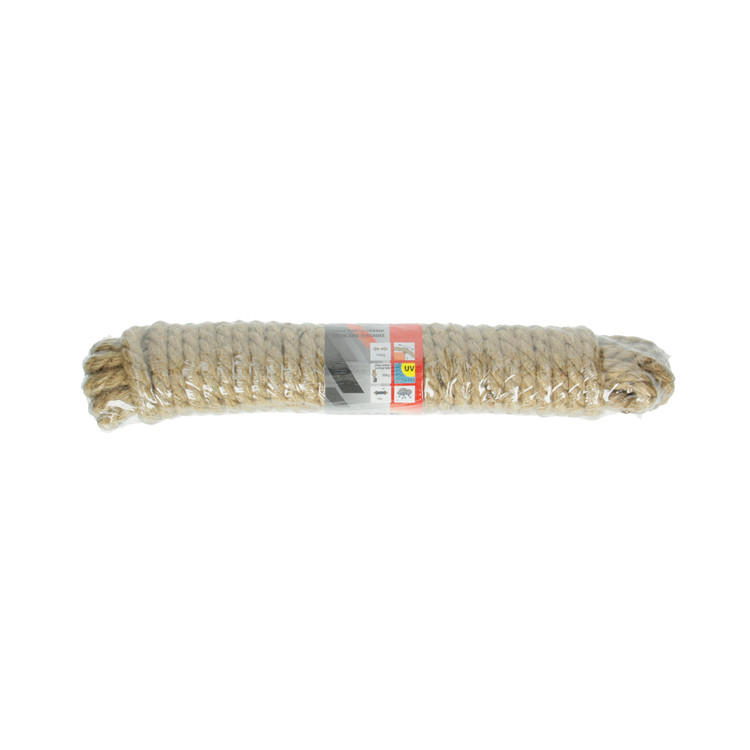 Mack 1013968 - corde de jute toron torsadé 10mm 10m | 5 pièces