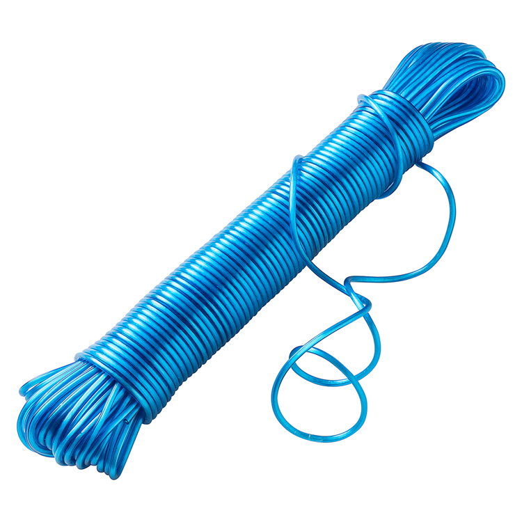 Mack 1014009 - fil pour corde à linge pp bleu toron 3mm 30m | 5 pièces