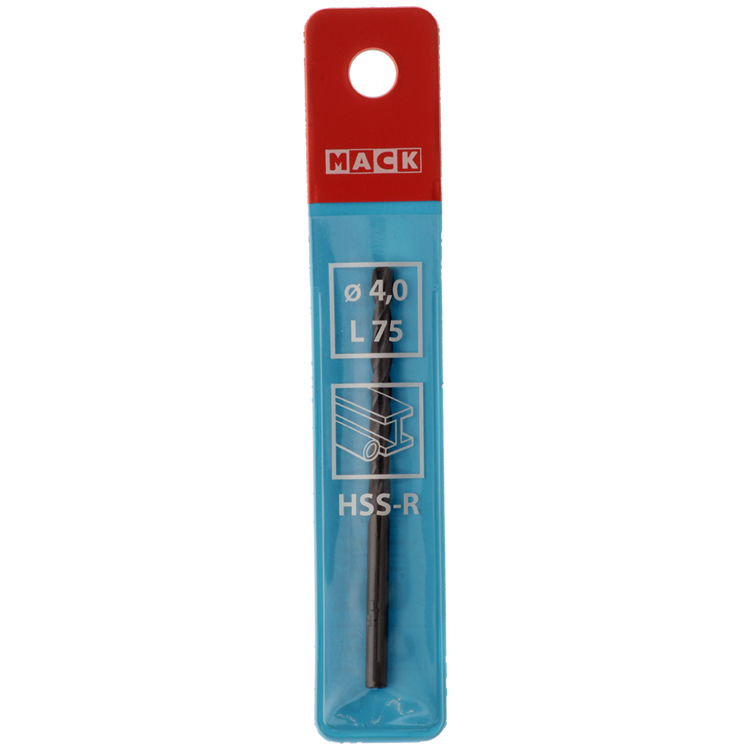 Mack 1018181 - foret universel hss r ø 4,0 x 75 mm | 5 pièces