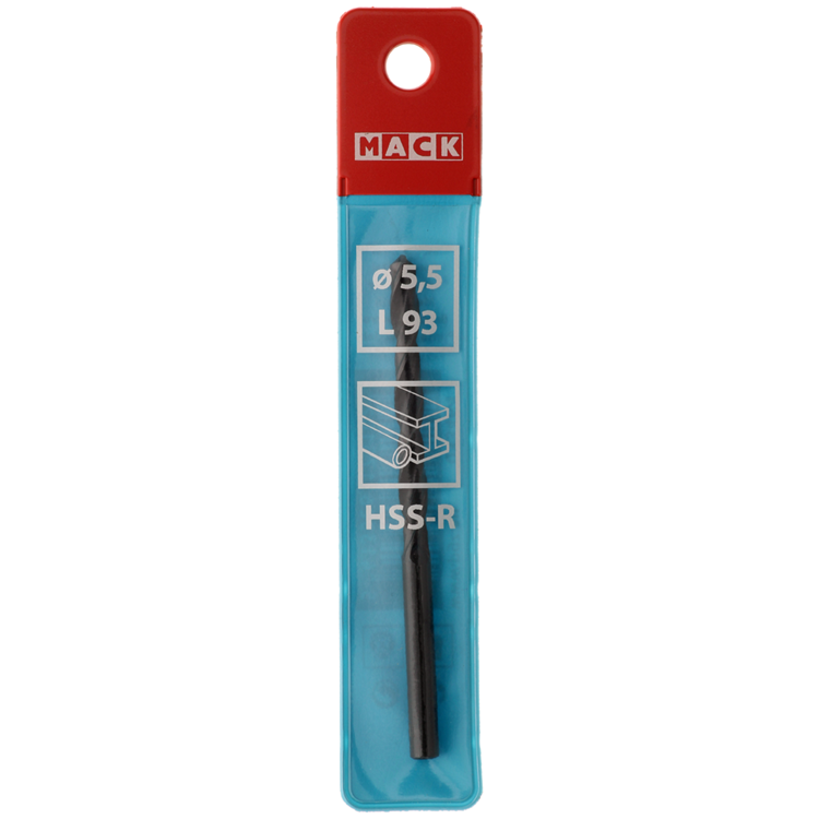 Mack 1018184 - foret universel hss r ø 5,5 x 93 mm | 5 pièces