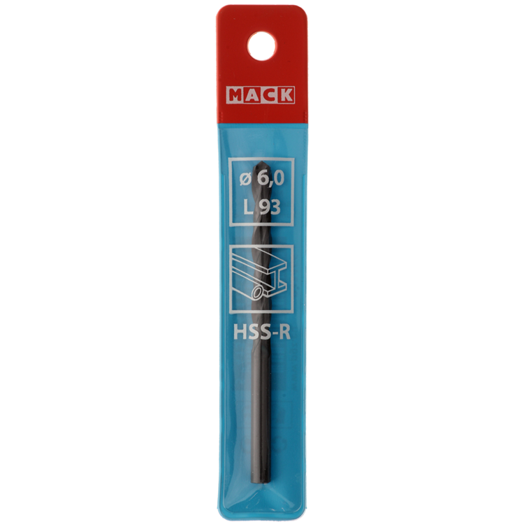 Mack 1018185 - foret universel hss r ø 6,0 x 93 mm | 5 pièces