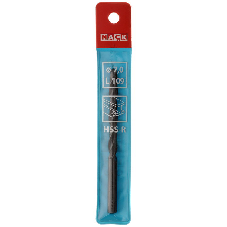 Mack 1018187 - foret universel hss r ø 7,0 x 109 mm | 5 pièces