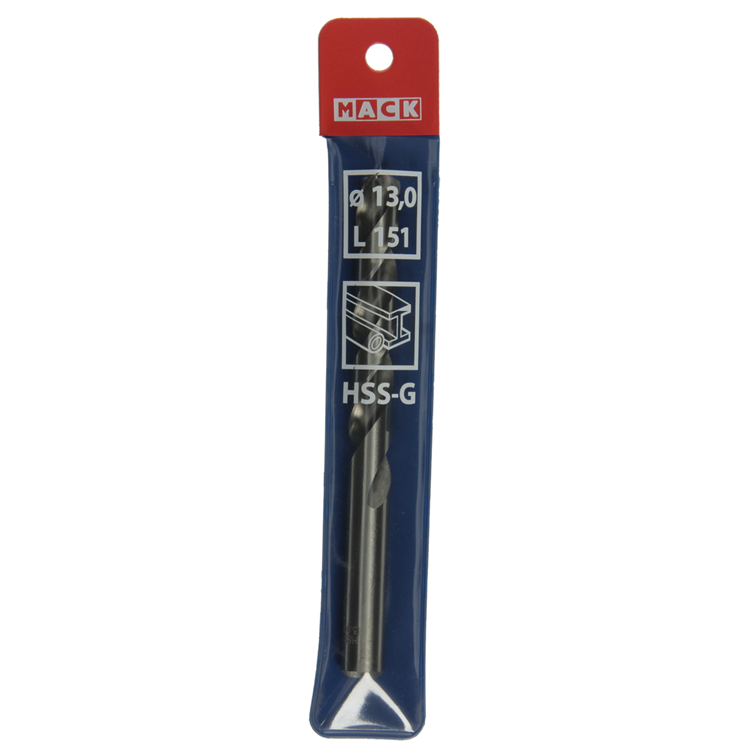 Mack 1018196 - foret à métaux hss g din 338 ø 13,0 x 151 mm | 5 pièces