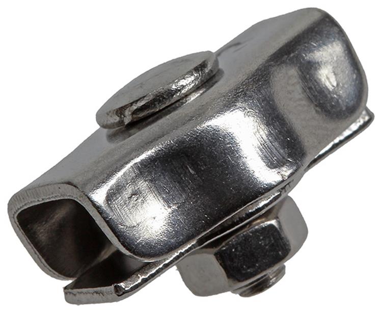 Mack 1008449 - 2 serre-fils en acier 3mm simplex inox | 10 pièces