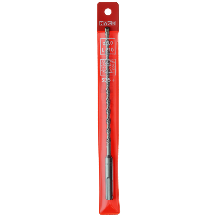 Mack 1018211 - marteau perforateur sds + ø 6,0 x 210 mm | 5 pièces