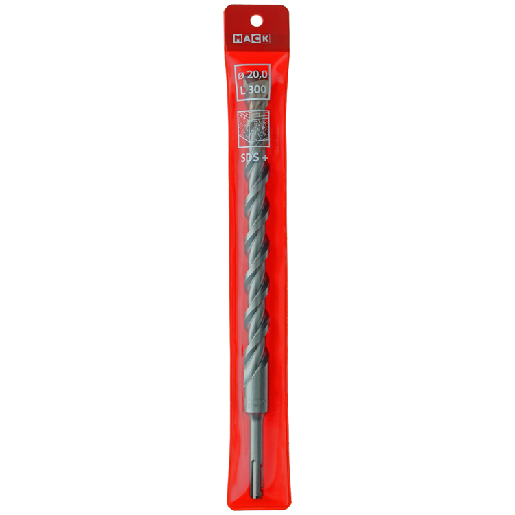 Mack 1018221 - marteau perforateur sds + 20x300mm | 5 pièces