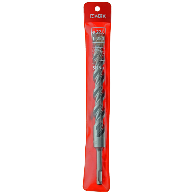 Mack 1018222 - marteau perforateur sds + 22x250mm | 5 pièces