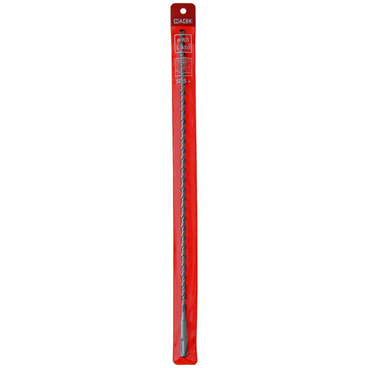 Mack 1018224 - marteau perforateur sds + ø 8,0 x 450 mm | 5 pièces