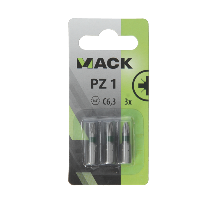 Mack 1018295 - embout à vis pz1 l25mm 3pcs | 5 pièces