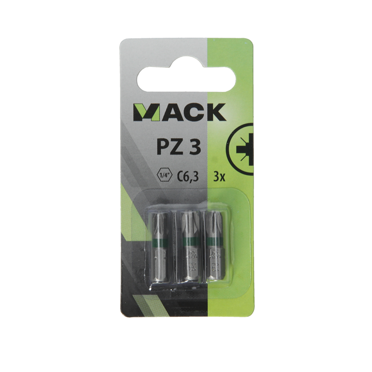 Mack 1018297 - embout à vis pz3 l25mm 3pcs | 5 pièces