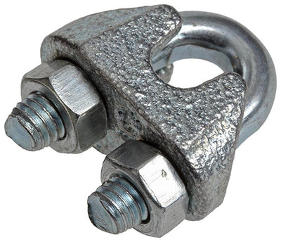 Mack 1008451 - 4 serre-fils en acier 5mm galvanisé | 10 pièces