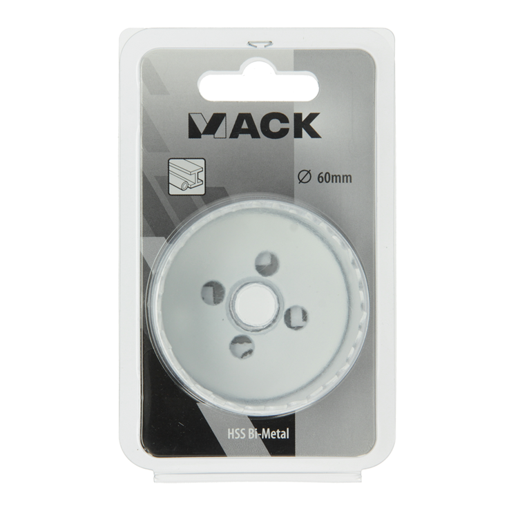 Mack 1018329 - scie cloche bimétallique ø 60mm | 3 pièces
