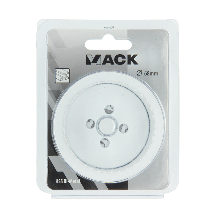 Mack 1018331 - scie cloche bimétallique ø 68mm | 3 pièces