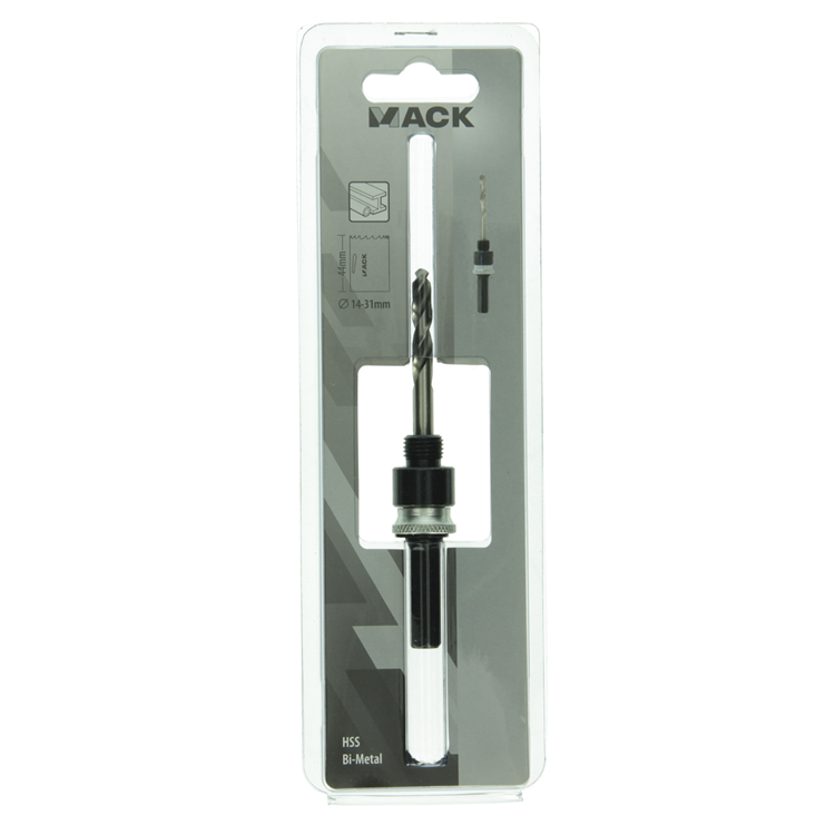 Mack 1018364 - porte-scie cloche à verrouillage rapide ø 14-30mm | 3 pièces
