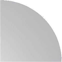 Bach lame d'accouplement quart de marteau vhe19 5 mélamine 80x80 cm gris