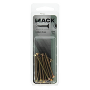 Mack 1017298 - tête de vis à copeaux à monter soi-même plaquée jaune 16 pièces 4,0 x 45 mm | 10 pièces - afbeelding 5