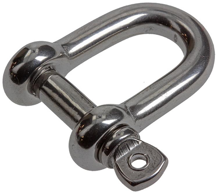 Mack 1008456 - 2 mors droits 6mm inox | 10 pièces