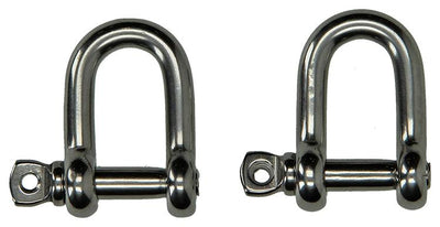 Mack 1008456 - 2 mors droits 6mm inox | 10 pièces