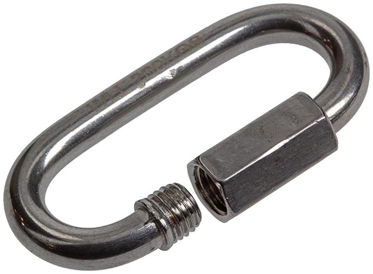 Mack 1008457 - 1 maillon vide + écrou 6mm inox | 10 pièces