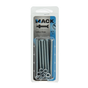 Mack 1017506 - vis à métal galvanisée. tête + écrou plaqué 6 pcs m5 x 70 mm | 10 pièces - afbeelding 6