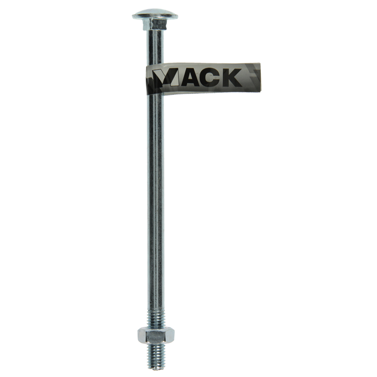 Mack 1017594 - boulon à bois + écrou en acier galvanisé 1 pièce m10 x 180 mm | 10 pièces