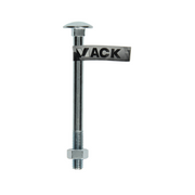Mack 1017596 - boulon à bois + écrou en acier galvanisé 1 pièce m12 x 140 mm | 10 pièces - afbeelding 3