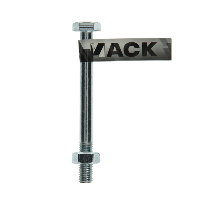 Mack 1017627 - boulon mécanique + écrou acier galvanisé 1 pc m10 x100 mm | 10 pièces