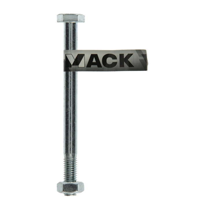 Mack 1017628 - boulon mécanique + écrou acier galvanisé 1 pièce m10 x 120 mm | 10 pièces