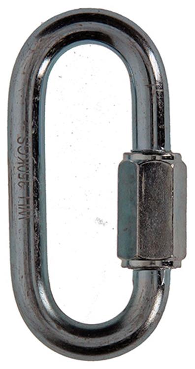 Mack 1008464 - 1 maillon vide + écrou 8mm galvanisé | 10 pièces